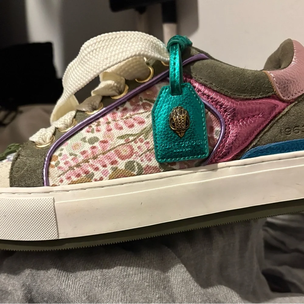 Kurt Geiger Multicolor Floral Sneakers - Picture 2 of 2